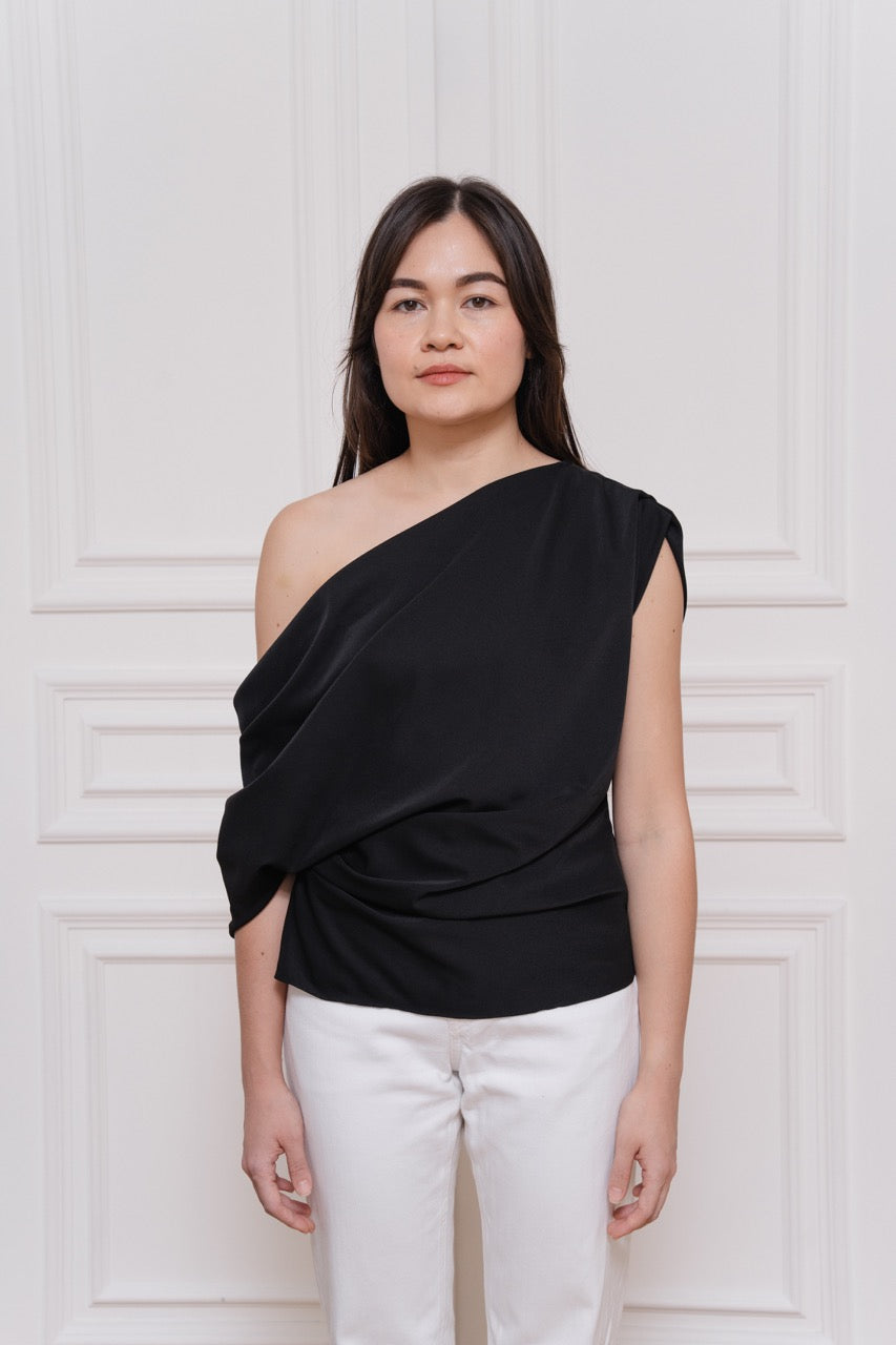 Willow Off-Shoulder Top | Black