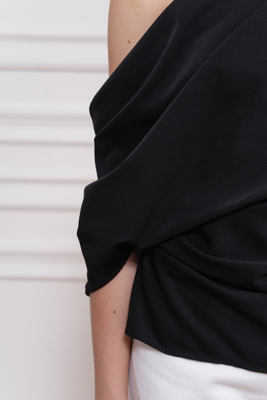 Willow Off-Shoulder Top | Black